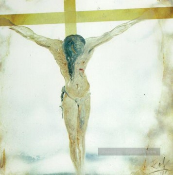 Salvador Pintura - Cristo apocalíptico; Cristo en llamas Salvador Dali